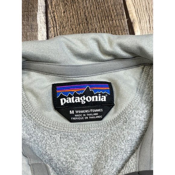 Patagonia Women M Better Sweater Fleece Jacket Gray Marsupial Lightweight Snap - Picture 5 of 8